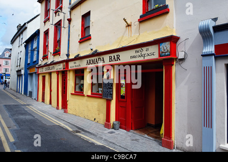 Bed &amp; Breakfast Bar außen, Kinsale, County Cork, Irland Stockfoto