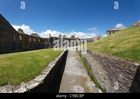 Innere des Fort Charles, Kinsale, County Cork, Irland Stockfoto