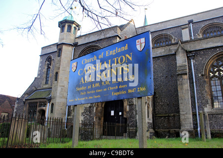 All Saints Church Carshalton, Sutton South London England UK Stockfoto