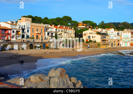 Calella de Palafrugell Ansicht. Costa Brava. Provinz Girona. Katalonien. Spanien Stockfoto