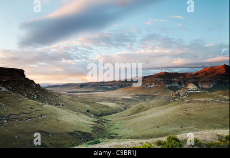 View der Maluti Mountains, Golden Gate Highlands National Park, freien Staat-Provinz, Südafrika Stockfoto