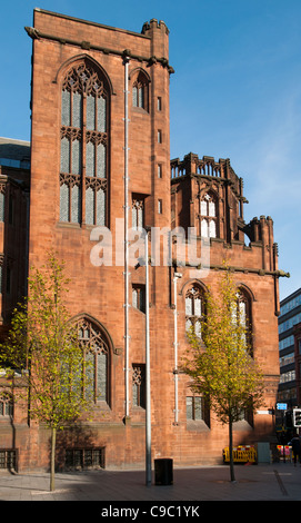 Der John Rylands Library.  Basil Champneys, 1900.  Deansgate, Manchester, England, UK. Stockfoto