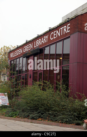 Willesden Green Bibliotheks-Zentrum, Nordwesten von London Stockfoto