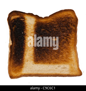 Alphabet Toast Buchstaben L zum Frühstück mit Toast buchstabieren lernen! Stockfoto