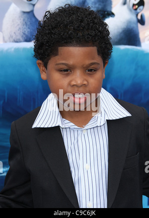 Benjamin "lil-P-Nut" Flores Jr. accepts the award for best young actor