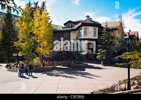 Vail Colorado im Herbst kurz vor der Skisaison Stockfoto