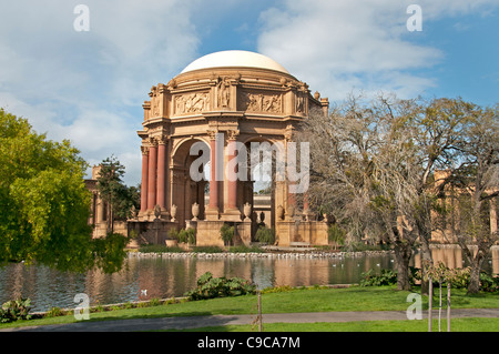 San Francisco Palace of Fine Arts Museum Kalifornien USA amerikanische Vereinigte Staaten von Amerika Stockfoto