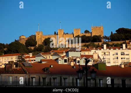 Castelo de Sao Jorge Lissabon Portugal Europa Stockfoto