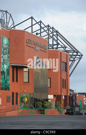 Celtic Football Club Stadion wichtigsten stehen Eingang Stockfoto