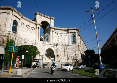 Bastione di San Remy, Cagliari, Sardinien, Italien. Stockfoto