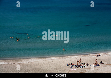 San Giovanni di Sinis Strand auf der Halbinsel Sinis, Sardinien, Italien. Stockfoto