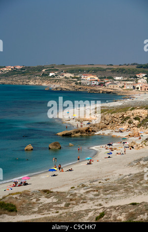 San Giovanni di Sinis Strand auf der Halbinsel Sinis, Sardinien, Italien. Stockfoto