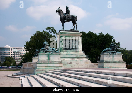 Die Ulysses S. Grant Memorial an der Basis des Capitol Hill in Washington DC, Vereinigte Staaten von Amerika-USA Stockfoto