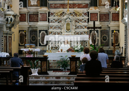 Chiesa di San Michele Kirche, Cagliari, Sardinien, Italien. Stockfoto