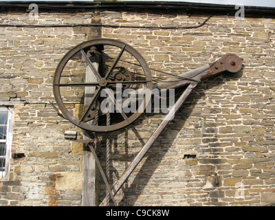 Railway Station Hof Kran, Leyburn, Yorkshire, England, UK Stockfoto