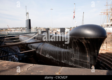 U-Boot HM Ocelot an der Historic Dockyard Chatham Stockfoto