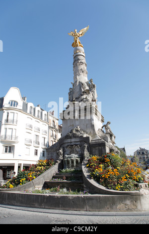 Platz Drouet d ' Erlon, Reims, Frankreich Stockfoto