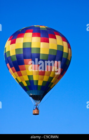 Mancos Valley Heißluftballonfest über Mesa Verde National Park in Colorado. Stockfoto