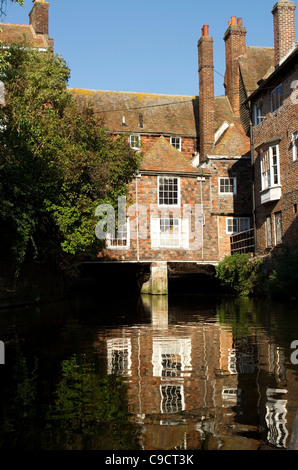 Der Fluss Stour in Canterbury, England Stockfoto