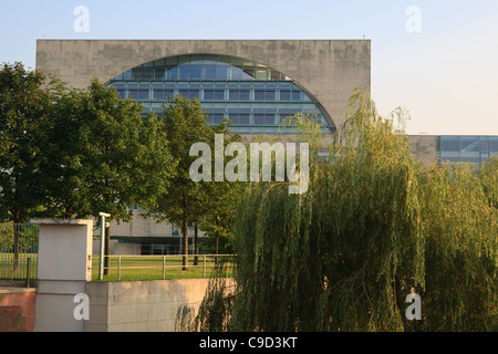 Kanzleramt im Regierungsviertel im Spreebogen, Mitte, Berlin, Deutschland Stockfoto