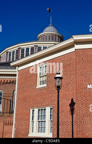 Das Exterieur des Mount Clare Station Eingang B & O Railroad Museum, Baltimore, Maryland. Stockfoto