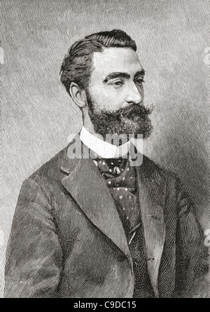 Marie François Sadi Carnot, im Alter von 35,1837 – 1894. Französischer Staatsmann und vierter Präsident der dritten französischen Republik. Stockfoto