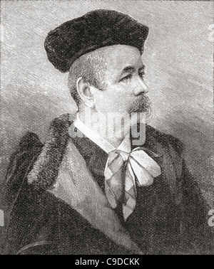 Charles Frederick Worth, 1826-1895. Englische Mode-Designer. Stockfoto