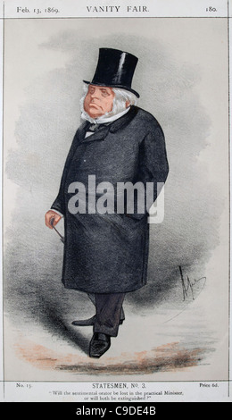 JOHN BRIGHT (1811-1889) radikale britischer Politiker wie in der Zeitschrift Vanity Fair im Jahr 1869 Stockfoto