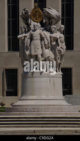 George G. Meade (1815-1872). US Army Officer. Das Denkmal. National Mall. Washington D.C. United States. Stockfoto