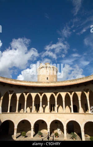 Das Schloss Bellver Palma de Mallorca Mallorca Balearen Spanien Stockfoto