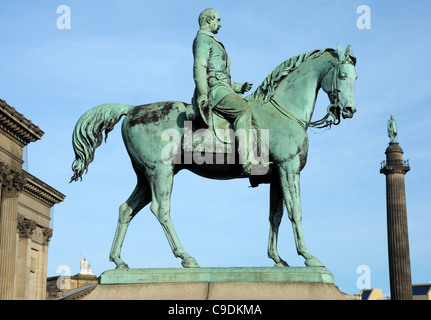 Prinz Albert Statue, Liverpool, Merseyside, England, UK Stockfoto