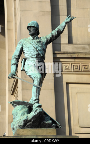 Generalmajor William Earle Statue, Liverpool, Merseyside, England, UK Stockfoto