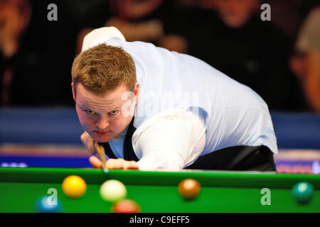 SHAUN MURPHY UK SNOOKER CHAMPIONSHIP YORK BARBICAN YORK ENGLAND 7. Dezember 2011 Stockfoto