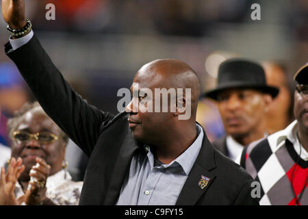 18. Dezember 2011 - Saint Louis, Missouri, USA - Rams Ehren Marshall Faulk zur Halbzeit. (Bild Kredit: Jimmy Simmons/Southcreek/ZUMAPRESS.com ©) Stockfoto