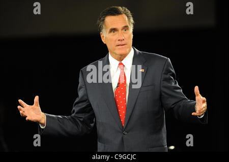 5. September 2011 - Columbia, South Carolina; USA - Gouverneur MITT ROMNEY nimmt Teil an der amerikanischen Prinzipien Projekt Palmetto Freedom Forum, die an der Columbia Convention Center in der Innenstadt von Columbia stattfindet. Copyright 2011 Jason Moore. (Kredit-Bild: © Jason Moore/ZUMAPRESS.com) Stockfoto