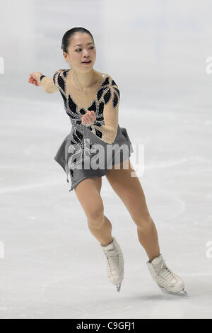 Akiko Suzuki, 24. Dezember 2011 - Eiskunstlauf: All Japan Eiskunstlauf WM 2011, Frauen einzelne Kurzprogramm im Namihaya Dome, Osaka, Japan. (Foto von Akihiro Sugimoto/AFLO SPORT) [1080] Stockfoto