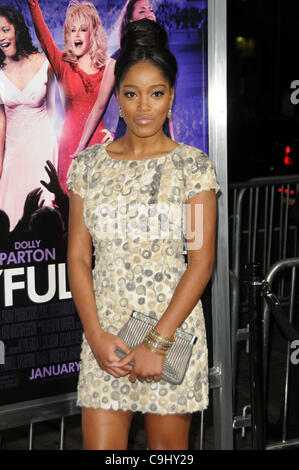 9. Januar 2012 - Los Angeles, Kalifornien, USA - Keke Palmer, Teilnahme an der Uraufführung von "Joyful Noise'' im Grauman es Chinese Theatre in Hollywood, Kalifornien am 09.01.12 statt. 2012 (Kredit-Bild: © D. Long/Globe Photos/ZUMAPRESS.com) Stockfoto