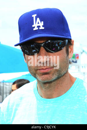 5. Juni 2011 - Los Angeles, Kalifornien, USA - David Duchovny.Pedal, The Pier 100 Meile-A-Thon statt am Santa Monica Pier, Santa Monica, CA. Juni 5 - 2011. (Kredit-Bild: © TLeopold/Globe Photos/ZUMAPRESS.com) Stockfoto