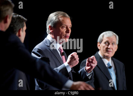 Texas Vizegouverneur David Dewhurst spricht auf eine Debatte in Austin, Texas, Texas republikanischen Kandidaten für Vereinigte Staaten Senat. Stockfoto