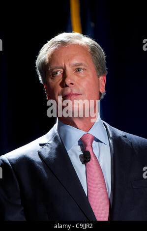 Texas Vizegouverneur David Dewhurst spricht auf eine Debatte in Austin, Texas, Texas republikanischen Kandidaten für Vereinigte Staaten Senat. Stockfoto