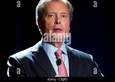 Texas Vizegouverneur David Dewhurst spricht auf eine Debatte in Austin, Texas, Texas republikanischen Kandidaten für Vereinigte Staaten Senat. Stockfoto