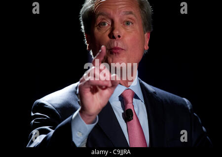 Texas Vizegouverneur David Dewhurst spricht auf eine Debatte in Austin, Texas, Texas republikanischen Kandidaten für Vereinigte Staaten Senat. Stockfoto