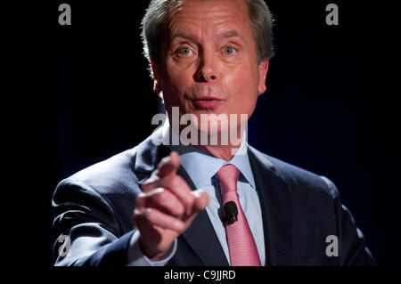 Texas Vizegouverneur David Dewhurst spricht auf eine Debatte in Austin, Texas, Texas republikanischen Kandidaten für Vereinigte Staaten Senat. Stockfoto