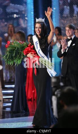 Laura Kaeppeler, Miss America 2012 im Inneren für 2012 Miss America Pageant, Planet Hollywood Resort und Casino, Las Vegas, NV 14. Januar 2012. Foto von: James Atoa/Everett Collection Stockfoto