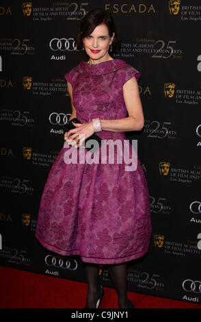 ELIZABETH MCGOVERN BAFTA LOS ANGELES 18. jährlichen Auszeichnungen Saison TEA-PARTY-BEVERLY HILLS-LOS ANGELES-Kalifornien-USA 14 Januar Stockfoto