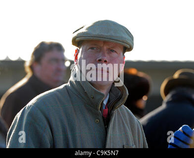 HENRY DALY TRAINER WARWICK Rennbahn WARWICK ENGLAND 14. Januar 2012 Stockfoto