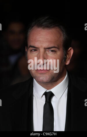 London, UK, 19.01.2012 Jean Dujardin kommt für den London Film Critics Circle Awards beim BFI in London statt. (Bild Kredit: Press2000/Alamy Live-Nachrichten) Stockfoto