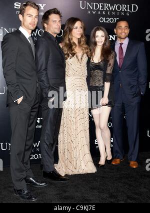 Len Wiseman und Theo James, Kate Beckinsale, Indien Eisley ...