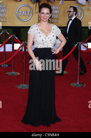 MAYA RUDOLPH 18. ANNUAL SCREEN ACTORS GUILD AWARDS. Ankünfte DOWNTOWN LOS ANGELES Kalifornien USA 29. Januar 2012 Stockfoto