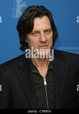 JAMES MARSH SHADOW DANCER PHOTOCALL BERLIN FILM FESTIVAL 2012 die GRAND Hyatt Hotel POTSDAMER PLATZ BERLIN Deutschland 12 Februar 201 Stockfoto